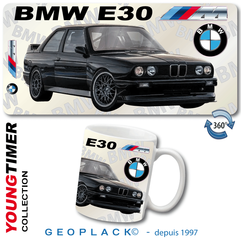 Mug tasse BMW Motorsport E30 181050 : GEOPLACK Articles personnalisés et  Cadeaux pour Hommes