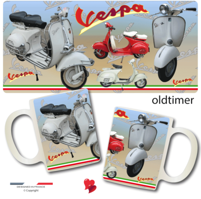 Mug tasse VESPA scooter Vintage