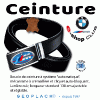Logo BMW MOTORSPORT sticker autocollant en 3D doming PRIX de l'article choisi : Ceinture réglable/ajustable longueur 130 cm