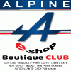 Boutique club ALPINE Accessoires personnalisés logo ALPINE