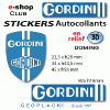 GORDINI autocollant sticker 3D logo RENAULT GORDINI
