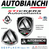 Logo AUTOBIANCHI autocollant sticker 3D