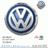 Logo VOLKSWAGEN VW autocollants stickers 3D doming PRIX de l'article choisi : Sticker ROND 3D Diam 50mm Lot de 2