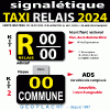 TAXI VEHICULE RELAIS 2024 signalétique conforme