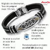 AUDI mugs, ceintures, bracelets, autocollants, accessoires AUDI E-shop CLUB AUDI : Bracelet Gourmette chaîne