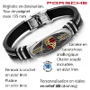 Boutique club PORSCHE Accessoires personnalisés logo PORSCHE E-Shop CLUB PORSCHE : Bracelet Gourmette chaîne