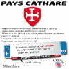 CACHE PUB garage plaque d'immatriculation personnalisé logos régions A REGIONS A Sélectionnez : Pays Cathare