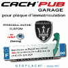 MASERATI autocollant sticker 3D logo MASERATI PRIX PAR ARTICLE : CACH'PUB Garage