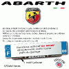 CACHE PUB garage plaque d'immatriculation personnalisé logos MARQUES ITALIENNES Cash Pub ITALIE Sélectionnez : Fiat ABARTH