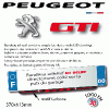 CACHE PUB garage plaque d'immatriculation personnalisé logos MARQUES FRANÇAISES Cach'Pub FRANCE Sélectionnez : Peugeot GTI