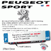 CACHE PUB garage plaque d'immatriculation personnalisé logos MARQUES FRANÇAISES Cach'Pub FRANCE Sélectionnez : Peugeot SPORT