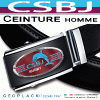 Boutique club CSBJ RUGBY Accessoires personnalisés logo CSBJ PRIX de l'article choisi : Ceinture réglable/ajustable longueur 160cm