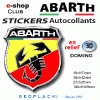 Mug tasse FIAT 500 ABARTH PRIX de l'article choisi : Sticker ECU Abarth 3D 27xh29mm. Lot de 2