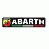 ABARTH autocollant sticker 3D logo FIAT ABARTH PRIX de l'article choisi : Sticker 3D RECTANGLE 80x h18mm Lot de 2