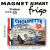 Mug tasse CHOUPETTE 53 coccinelle VW HERBIE 53 PRIX de l'article choisi : Magnet frigo rectangle 81xh57mm