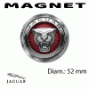 JAGUAR mugs, ceintures, bracelets, autocollants, accessoires JAGUAR E-Shop CLUB JAGUAR : Magnet rond diam 52mm