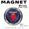SCANIA articles personnalisés logo SCANIA E-Shop CLUB Cliquez pour le prix : Magnet rond diam 52mm
