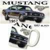 FORD MUSTANG  articles personnalisés logo MUSTANG E-Shop CLUB FORD MUSTANG : Mug décor 1967 BLACK