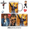 Mug tasse JOHNNY HALLYDAY JOHNNY mugs - choisissez : JH2 Johnny allumer