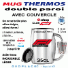 FORMULE 1 autocollant sticker 3D logo F1 PRIX de l'article choisi : Mug Thermos Premium 350 cl