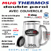 WRC autocollant sticker 3D logo WRC PRIX de l'article choisi : Mug Thermos Premium 350 cl