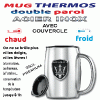 MASERATI autocollant sticker 3D logo MASERATI PRIX PAR ARTICLE : Mug Thermos Premium 350 cl