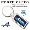 ALPINE articles personnalisés logo ALPINE E-Shop CLUB Cliquez pour le prix : Porte clef métal