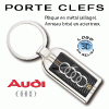 AUDI articles personnalisés logo AUDI E-shop CLUB AUDI : Porte clef métal