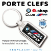 Logo BMW E30 MOTORSPORT sticker autocollant en 3D Doming PRIX de l'article choisi : PORTE CLEFS Métal