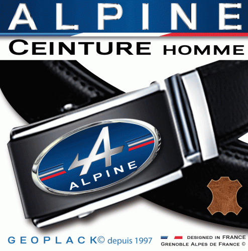 Ceinture logo ALPINE