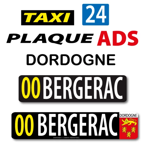 PLAQUE-ADS-Taxi-DORDOGNE-24