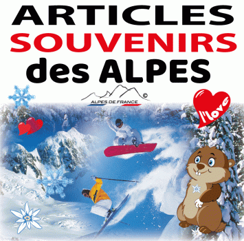 ARTICLES SOUVENIRS des ALPES de FRANCE &#x000000a9;