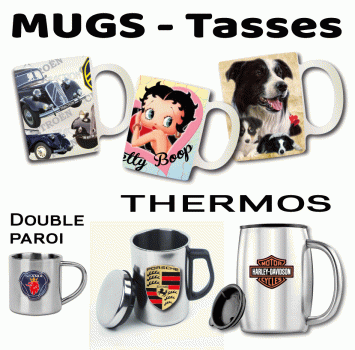 MUGS et TASSES, mugs THERMOS