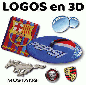 Stickers en 3D LOGOS Marques Auto, Moto, Camions, et RÉGIONS